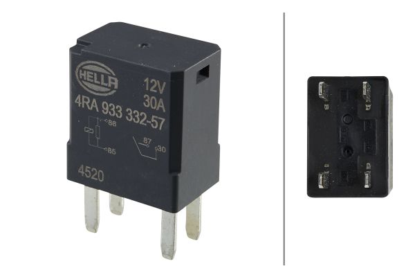 Реле, рабочий ток - 4RA 933 332-571 HELLA
