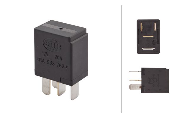 relė, pagrindinė srovė - 4RA 933 766-111 HELLA