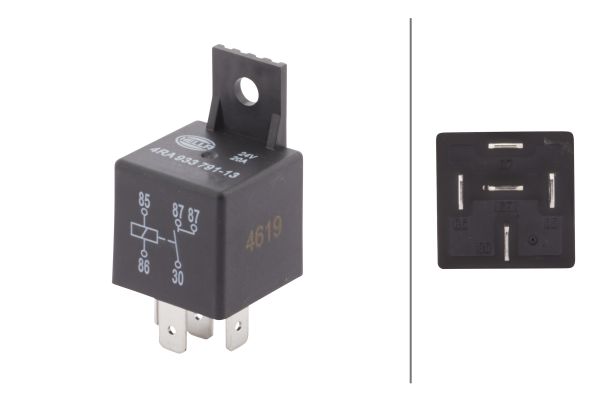 Relè, Corrente di lavoro - 4RA 933 791-131 HELLA