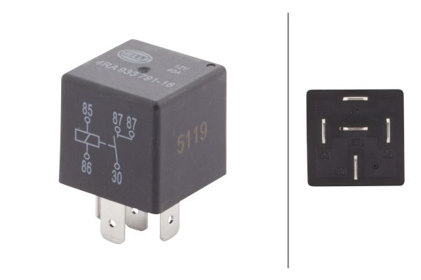 Relè, Corrente di lavoro - 4RA 933 791-161 HELLA