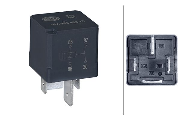 Relay, main current - 4RA 965 400-131 HELLA