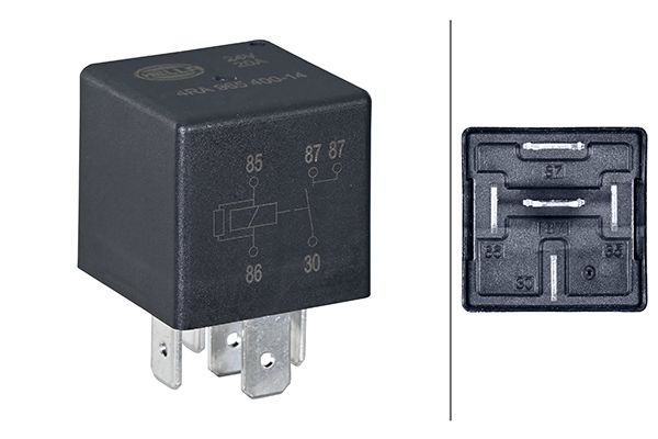 Relay, main current - 4RA 965 400-141 HELLA