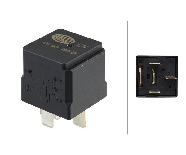 Relay, main current - 4RD 007 794-077 HELLA