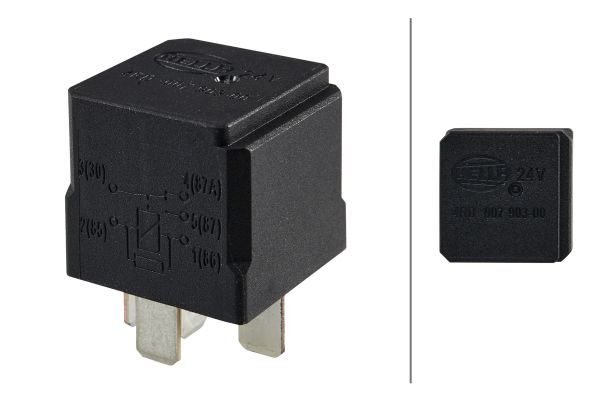 Relay, main current - 4RD 007 903-001 HELLA