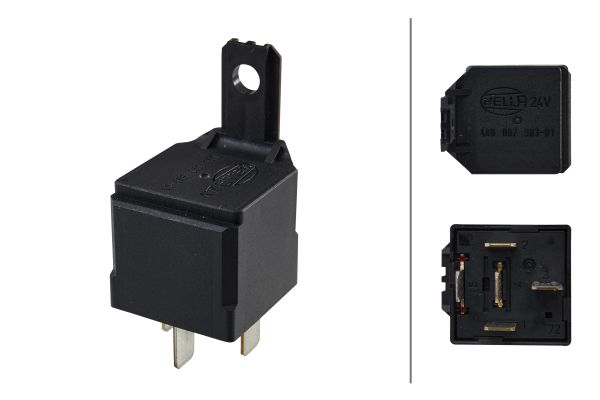 Relay, main current - 4RD 007 903-011 HELLA