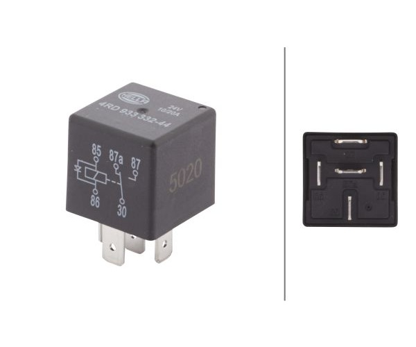 Relay, main current - 4RD 933 332-441 HELLA