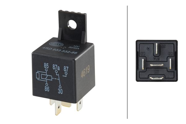 Relay, main current - 4RD 933 332-661 HELLA