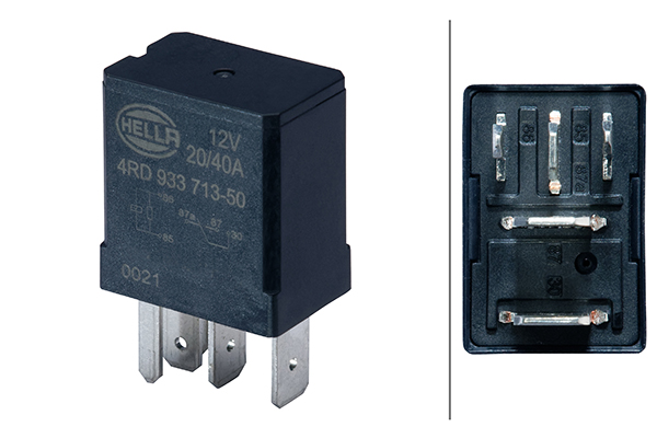 Relay, main current - 4RD 933 713-501 HELLA