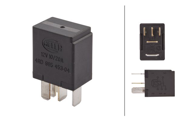 Relay, wipe-/wash interval - 4RD 965 453-041 HELLA