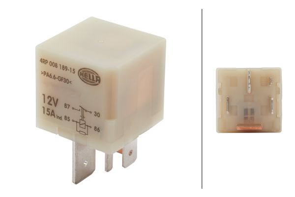 Relay, fuel pump - 4RP 008 189-151 HELLA
