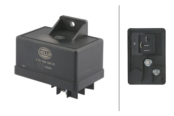 valdymo blokas, kaitinimo žvakių sistema - 4RV 008 188-101 HELLA