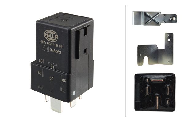 Centralina, Tempo incandescenza - 4RV 008 188-161 HELLA