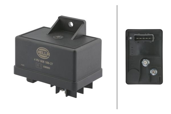 valdymo blokas, kaitinimo žvakių sistema - 4RV 008 188-271 HELLA