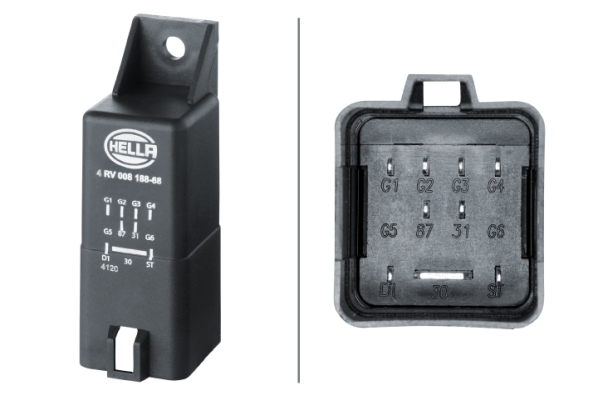 Control Unit, glow plug system - 4RV 008 188-681 HELLA
