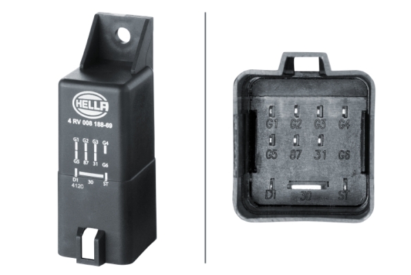 Control Unit, glow plug system - 4RV 008 188-691 HELLA