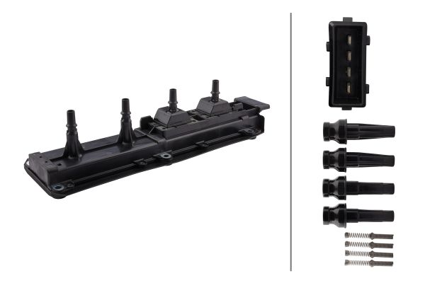 Ignition Coil - 5DA 193 175-451 HELLA