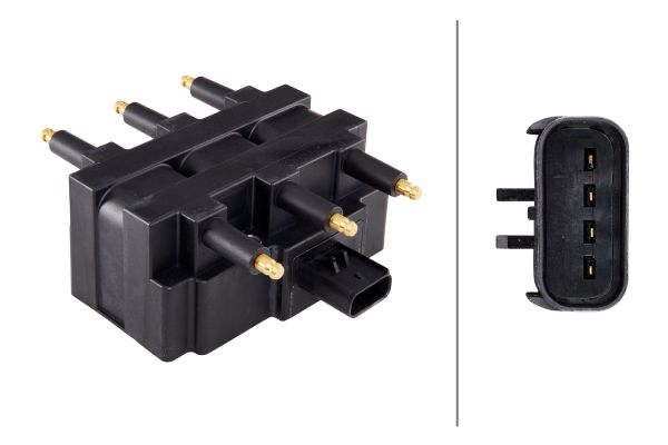 Ignition Coil - 5DA 230 035-741 HELLA