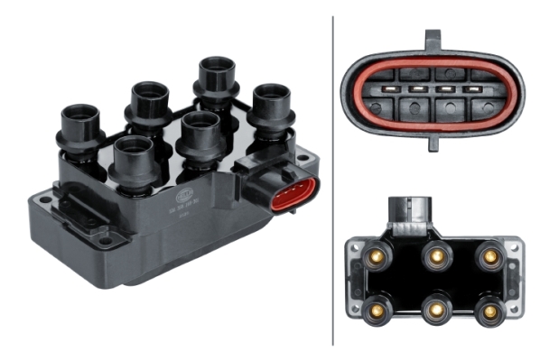 Bobina d'accensione - 5DA 358 168-301 HELLA