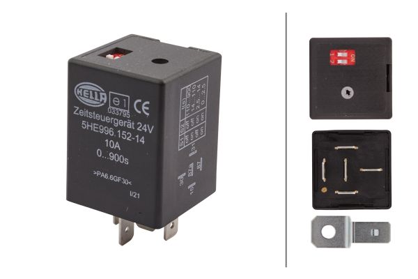 Relè a tempo - 5HE 996 152-141 HELLA