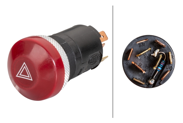 jungiklis, pavojaus žibintas - 6HF 003 916-031 HELLA