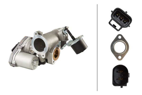 Valvola ricircolo gas scarico-EGR - 6NU 010 171-171 HELLA