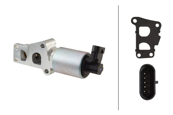 Valvola ricircolo gas scarico-EGR - 6NU 010 171-441 HELLA