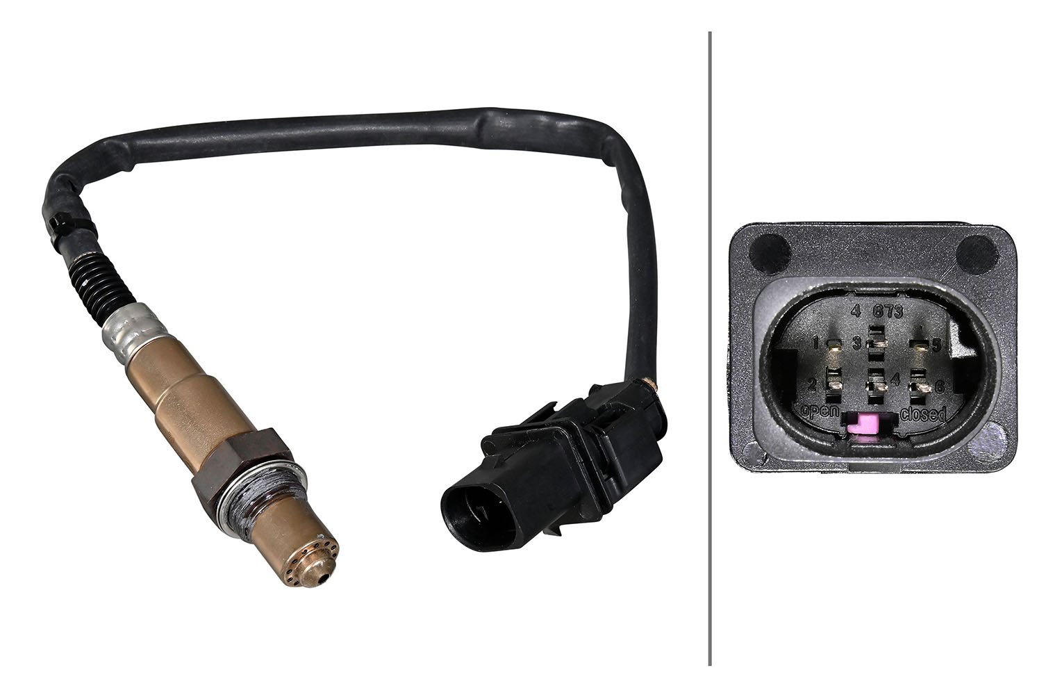 Lambda Sensor - 6PA 358 221-381 HELLA