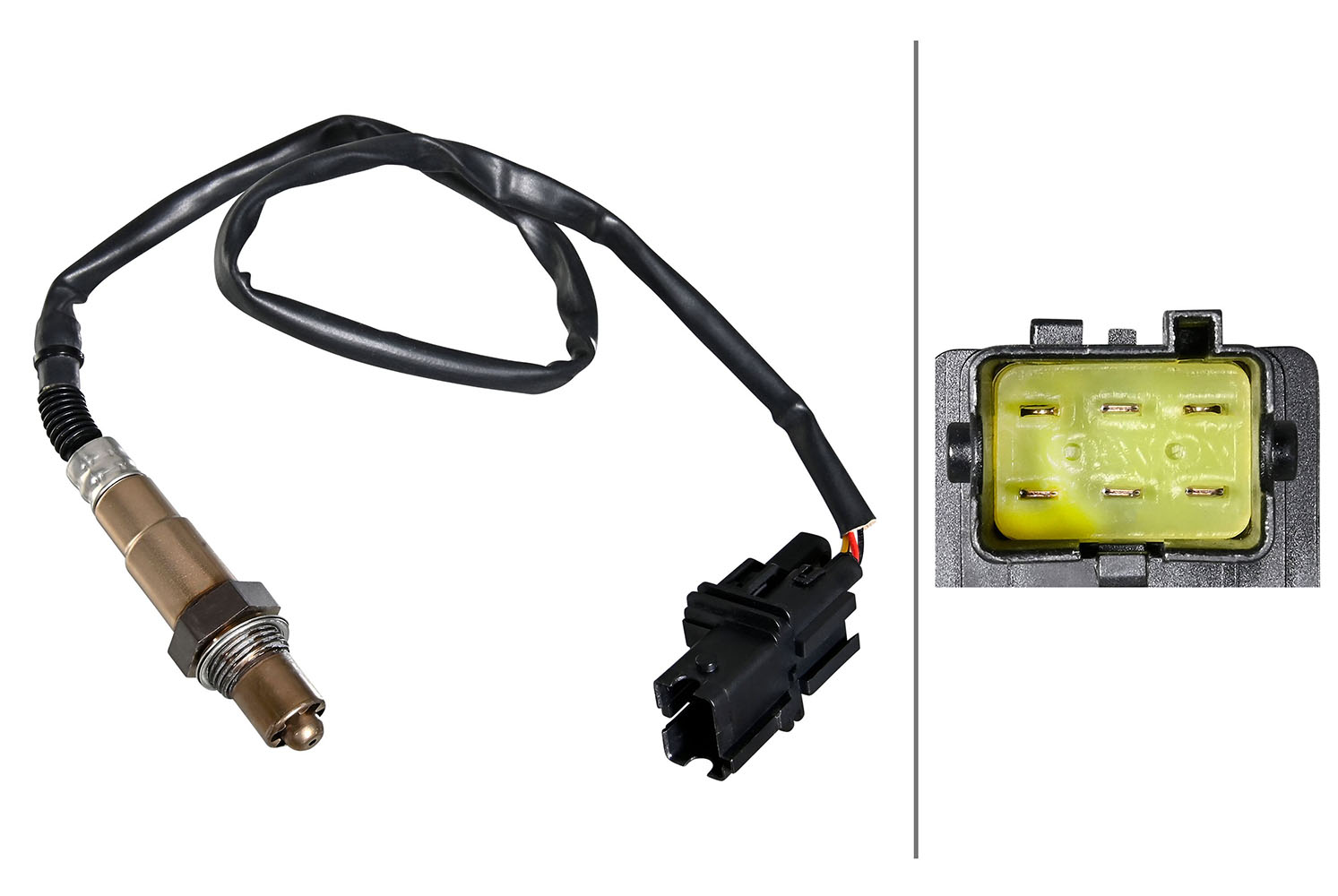 Lambda Sensor - 6PA 358 221-391 HELLA