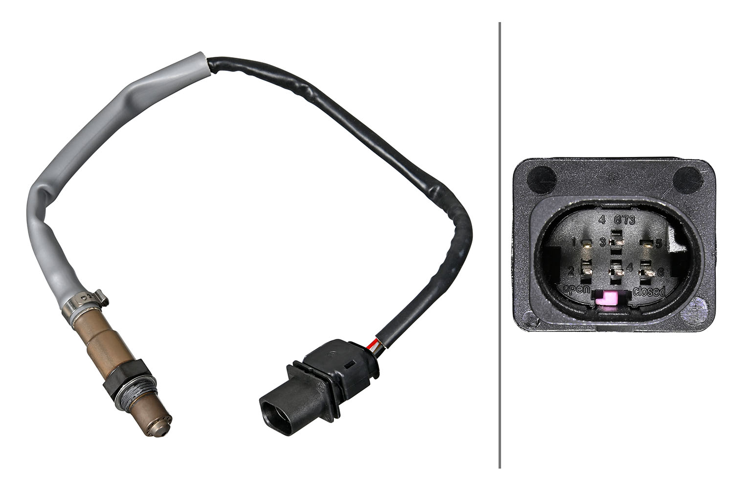lambda jutiklis - 6PA 358 221-531 HELLA