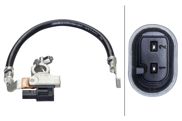 Sensor, battery management - 6PK 012 835-911 HELLA