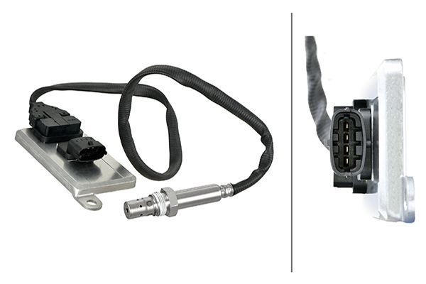 Sensore-NOx, Catalizzatore-NOx - 6PN 358 186-701 HELLA