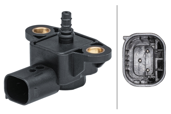 Sensore, Pressione alimentazione - 6PP 009 403-101 HELLA