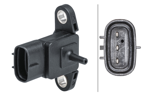 jutiklis, kompresoriaus slėgis - 6PP 009 403-211 HELLA