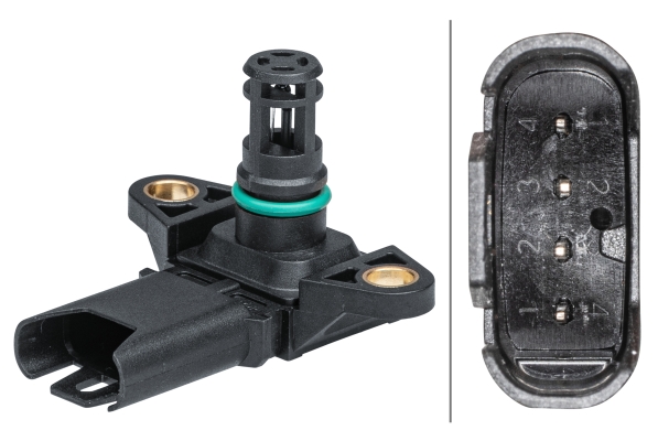 Sensor, intake manifold pressure - 6PP 009 403-241 HELLA