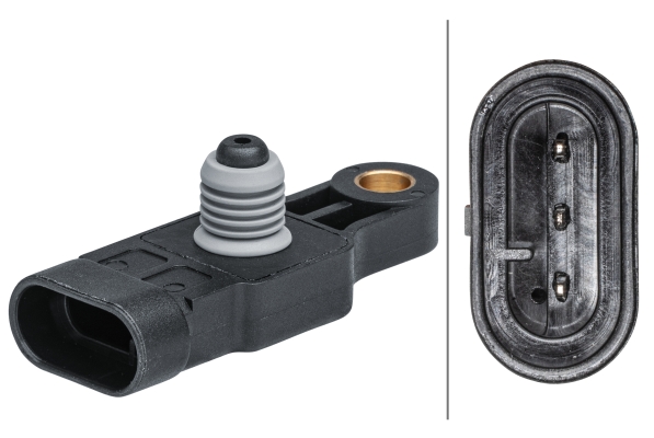 Sensore, Pressione collettore d'aspirazione - 6PP 009 403-251 HELLA