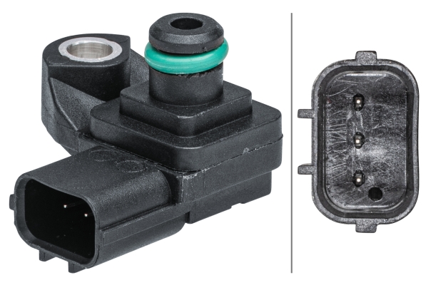 Sensore, Pressione alimentazione - 6PP 009 403-351 HELLA