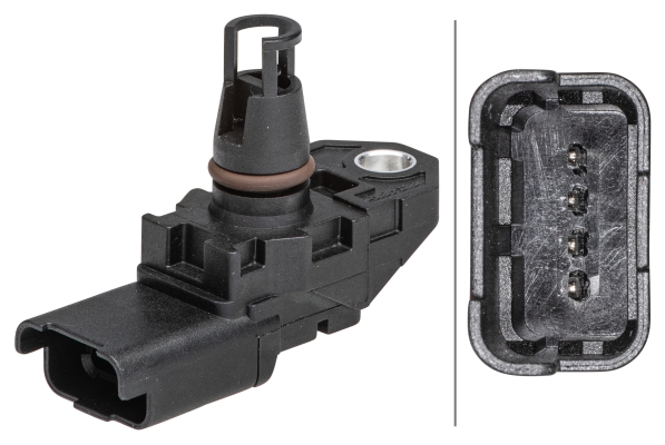 Sensor, intake air temperature - 6PP 009 403-391 HELLA