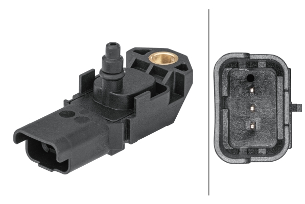 Sensore, Pressione alimentazione - 6PP 009 403-461 HELLA