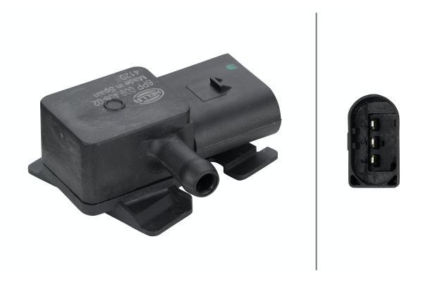Sensore, Pressione gas scarico - 6PP 009 409-021 HELLA