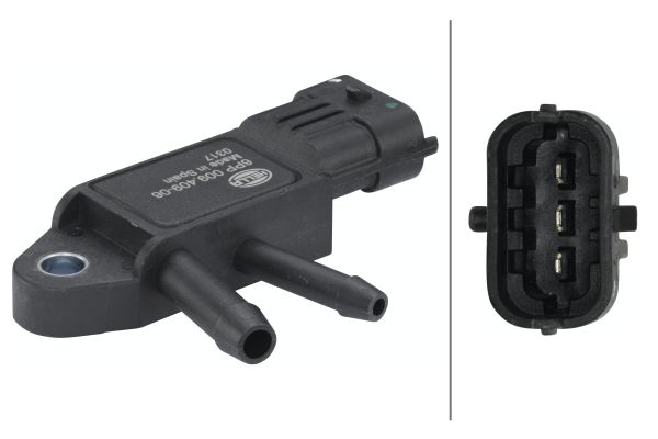 Sensor, exhaust pressure - 6PP 009 409-061 HELLA
