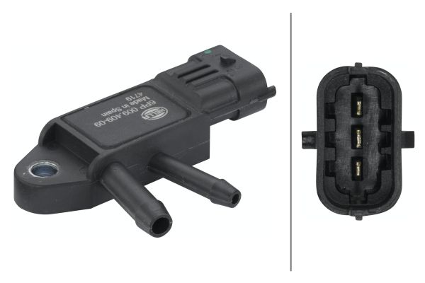 Sensor, exhaust pressure - 6PP 009 409-091 HELLA