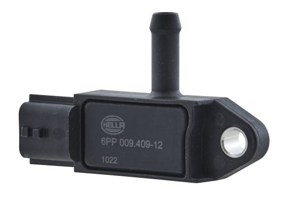 jutiklis, išmetimo slėgis - 6PP 009 409-121 HELLA
