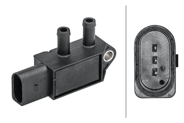 Sensor, exhaust pressure - 6PP 009 409-161 HELLA