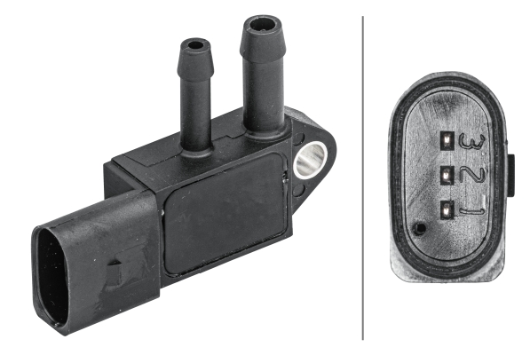 Sensor, exhaust pressure - 6PP 009 409-231 HELLA