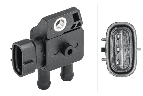Sensor, exhaust pressure - 6PP 009 409-291 HELLA