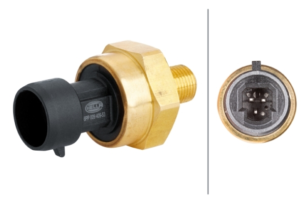 Sensor, exhaust pressure - 6PP 009 409-531 HELLA
