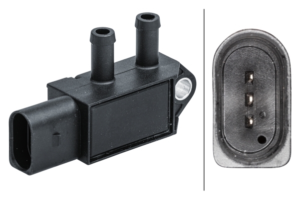 Sensor, exhaust pressure - 6PP 009 409-621 HELLA
