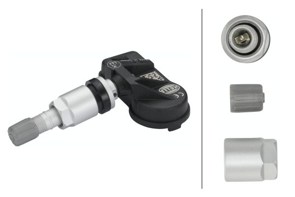 Wheel Sensor, tyre pressure control system - 6PP 358 139-041 HELLA