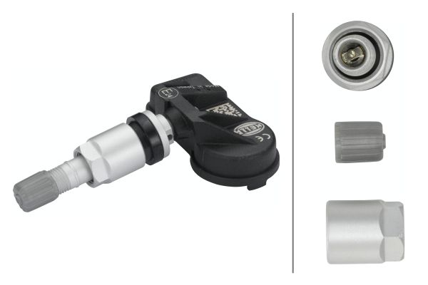 Wheel Sensor, tyre pressure control system - 6PP 358 139-231 HELLA