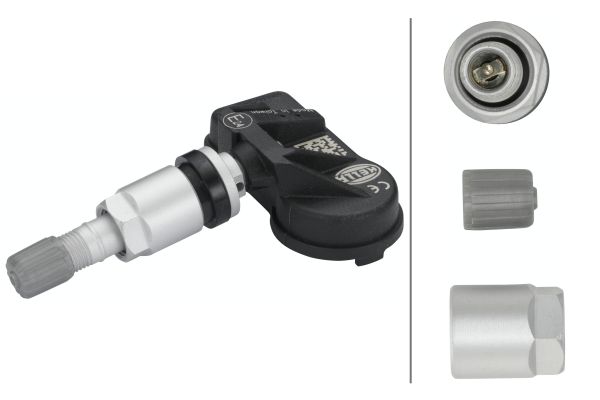 Wheel Sensor, tyre pressure control system - 6PP 358 139-301 HELLA